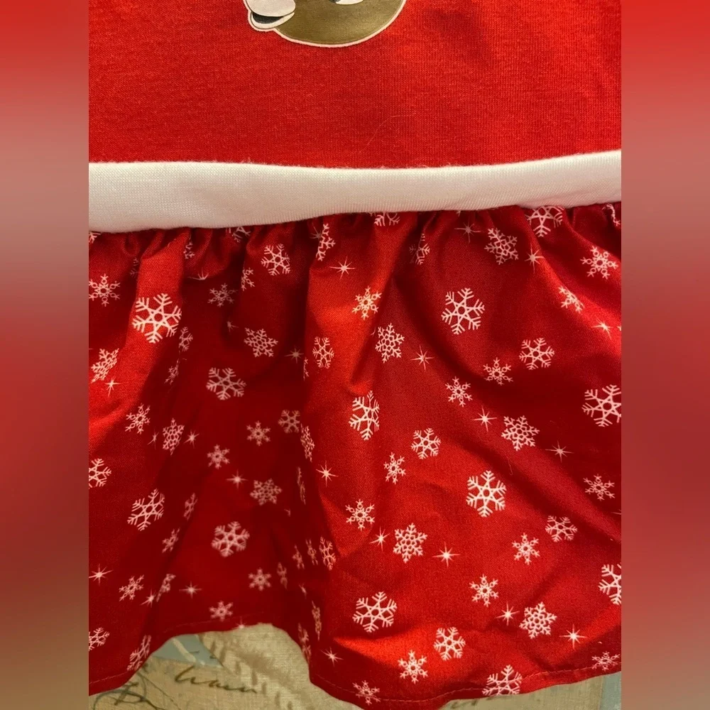 NWT Rudolph The Red Nosed Reindeer Dog Christmas Dress Costume In‎ Size Med,
